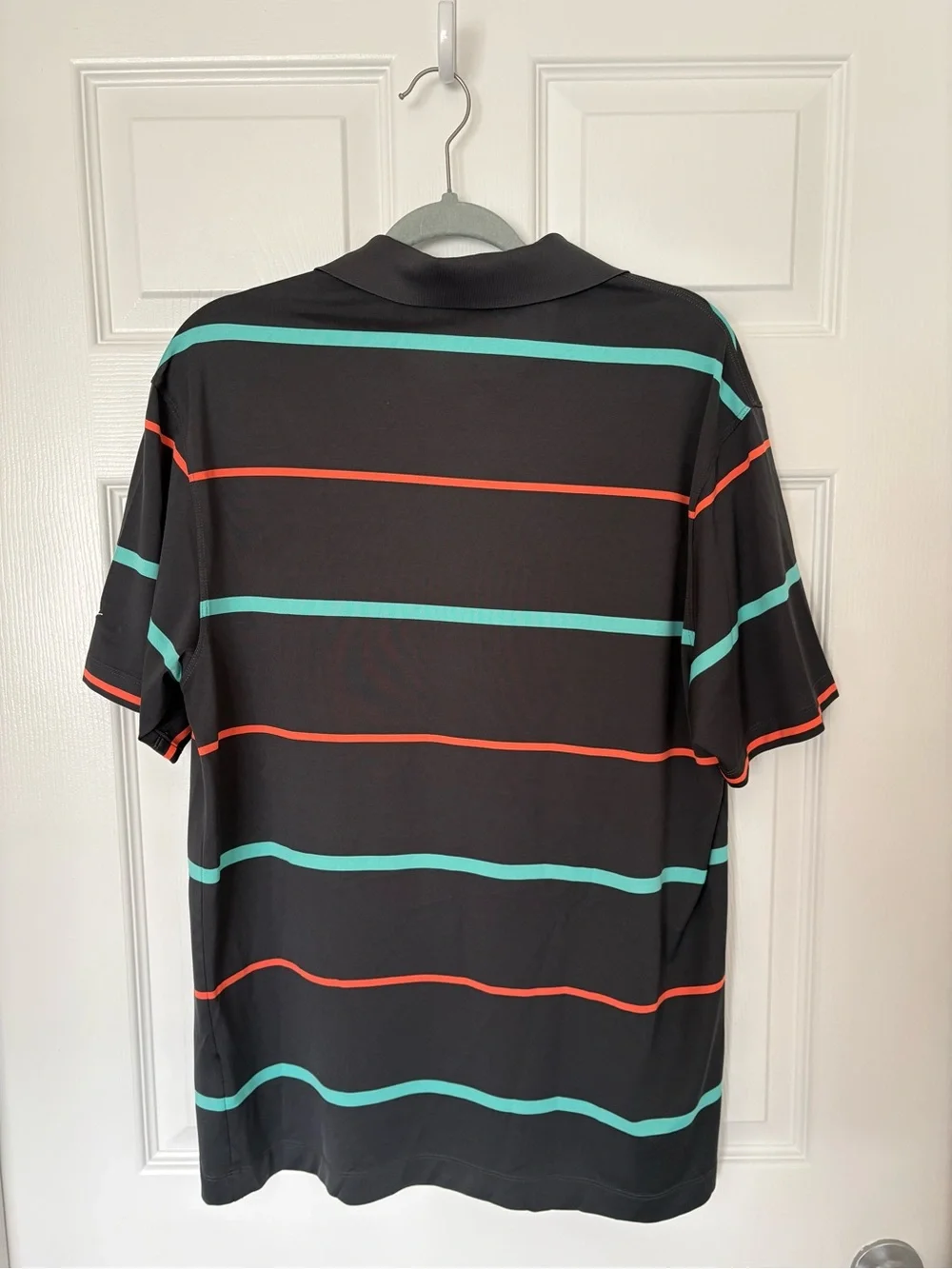 Nike Golf Dri-FIT Striped Performance Polo Shirt Men’s Large